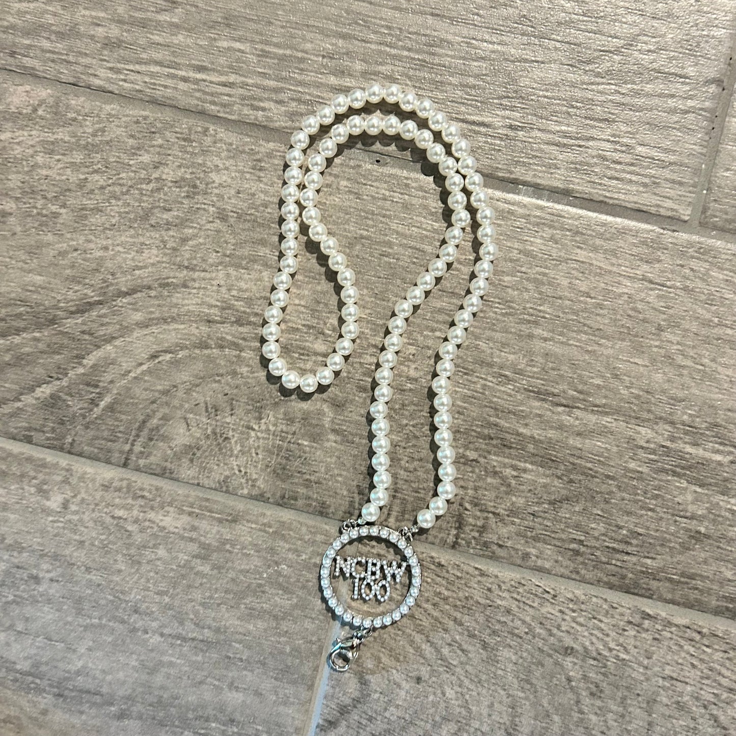NCBW Pearl Lanyard with Clasp